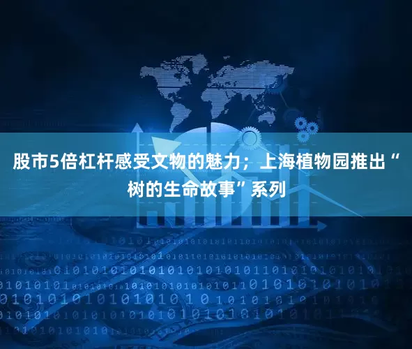 股市5倍杠杆感受文物的魅力；上海植物园推出“树的生命故事”系列